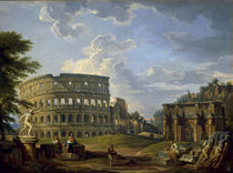 Rom,Kolosseum u.Konstantinsbogen/Pannini by klassik art
