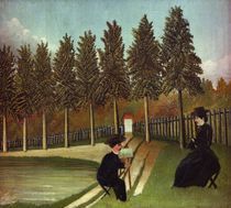 H.Rousseau, Der Maler und seine Frau by klassik art