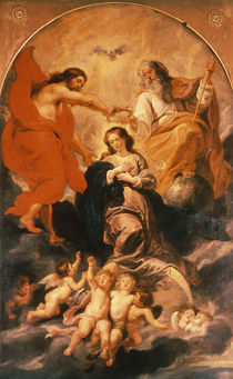 P.P. Rubens, Marienkroenung von klassik art