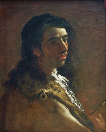 Luca Giordano, Selbstbildnis by klassik art