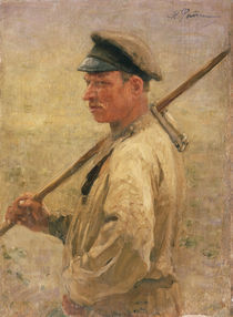 Ilja Repin, Schnitter aus Litauen by klassik art