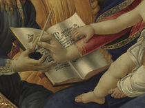 Botticelli, Madonna Magnificat, Ausschn. von klassik art