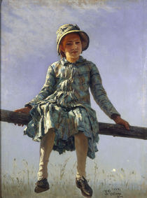 Ilja Repin/ Flattergeist/ 1884 von klassik art