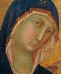 Duccio, Maesta, Kopf der Maria von klassik art