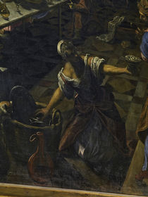 Tintoretto, Abendmahl, Ausschnitt by klassik art