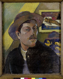 P.Gauguin, Selbstbildnis mit Manao Tupa. by klassik art