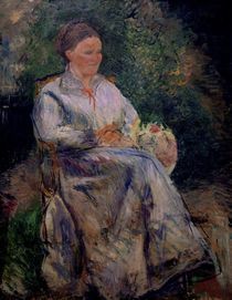 C.Pissarro, Portraet Julie Pissarro by klassik art