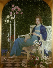 Oskar Zwintscher, Adele/ Gem. 1904 von klassik art