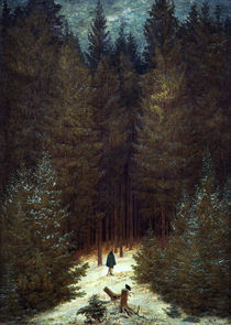 C.D.Friedrich, Chasseur im Walde von klassik art