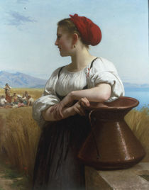 W.A.Bouguereau, Schnitterin by klassik art