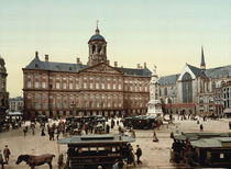 Amsterdam, Dam / Photochrom von klassik art