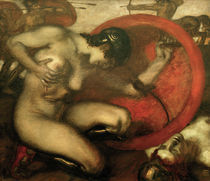 Franz von Stuck, Verwundete Amazone von klassik art