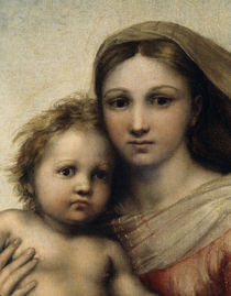 Raffael, Sixtinische Madonna / Ausschn. by klassik art