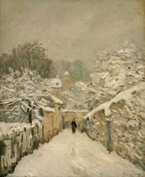 A.Sisley, Schnee in Louveciennes by klassik art