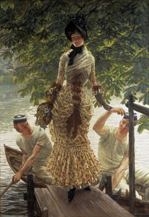 J.Tissot, Auf der Themse von klassik art