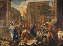 N.Poussin, Die Pest in Ashdod by klassik art