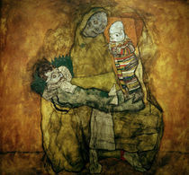 Egon Schiele, Mutter mit zwei Kindern von klassik art