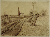 V.v.Gogh, Landschaft mit Weg u.Kopfweide von klassik art