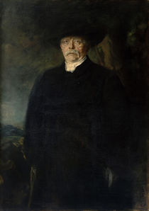 Otto von Bismarck / Gemaelde von Lenbach by klassik art