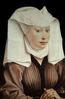 Van der Weyden/ Frau mit Fluegelhaube von klassik art