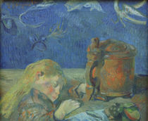 P.Gauguin, Schlafendes Kind von klassik art