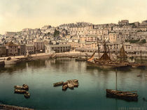 Brixham, Photochrom um 1890/1900 by klassik art