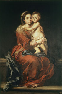 Murillo, Rosenkranzmadonna by klassik art