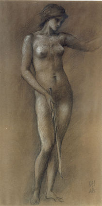 E.Burne Jones, Aktstudie zu Minerva by klassik art