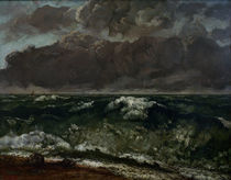 G.Courbet, Die Welle by klassik art