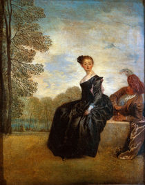 Watteau, Die Schmollende von klassik art