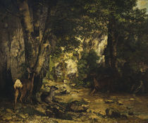 G.Courbet, Rehbockgehege by klassik art