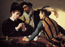 Caravaggio, Die Falschspieler von klassik art