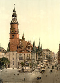 Breslau, Rathaus / Photochrom von klassik art