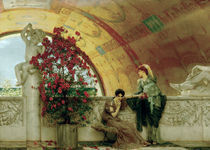 L.Alma Tadema, Unbewusste Rivalinnen von klassik art