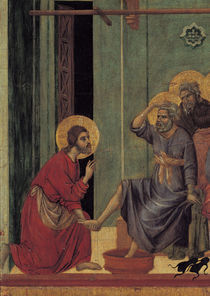 Duccio, Fusswaschung (Ausschnitt) by klassik art