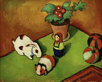 A.Macke, Walterchens Spielsachen by klassik art