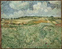 V.van Gogh, Ebene bei Auvers mit Regenw. by klassik art