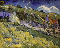 V.v.Gogh, Strohgedeckte Haeuser von klassik art