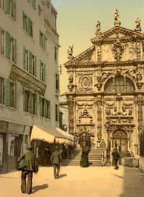 Venedig, San Moise / Photochrom by klassik art