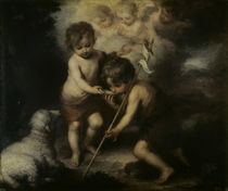 B.E.Murillo, Jesus  und Johannesknabe by klassik art