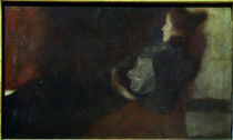 Gustav Klimt, Dame am Kamin by klassik art