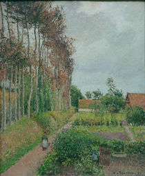 C.Pissarro, Gehoeft der Auberge Ango by klassik art