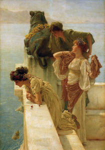 L.Alma Tadema, Hohe Warte von klassik art