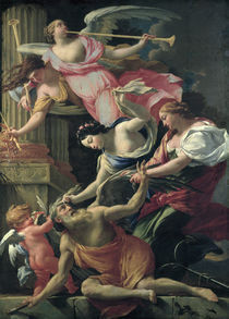 S.Vouet, Amor,Venus besiegen Saturn von klassik art