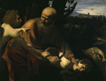Caravaggio, Opferung Isaaks by klassik art