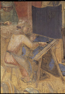 A.Lorenzetti, Buon governo, Tuchmacher by klassik art