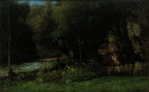 G.Courbet, Landschaft bei Ornans by klassik art