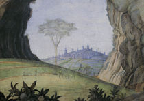 Mantegna, Cam.d.Sposi, Landschaft by klassik art