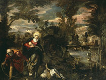 Tintoretto, Flucht nach Aegypten von klassik art