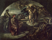 Dante und Vergil i.d.Unterwelt / Feuerb. by klassik art
